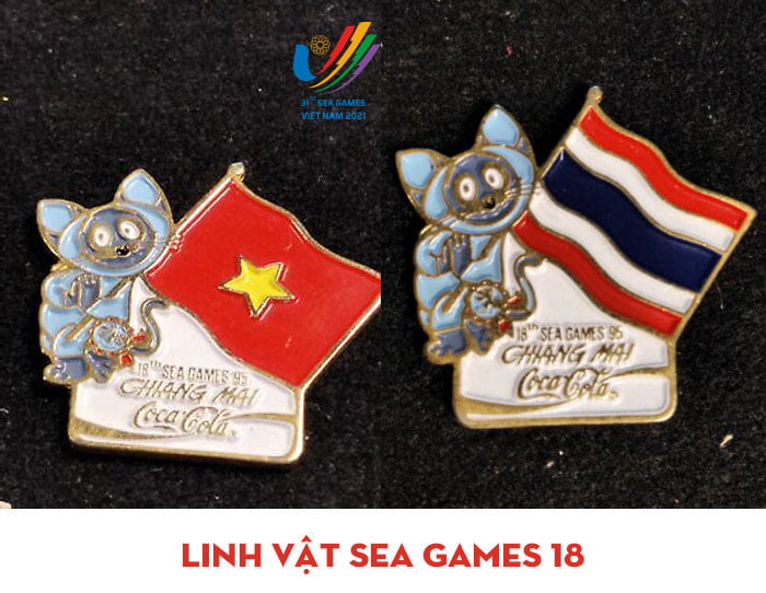 Linh vật của Đại hội Thể thao Đại dương lần thứ 18 năm 1995 - Mèo Xiêm Sawasdee